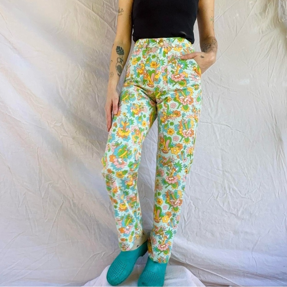 Floral Print Women's Pants